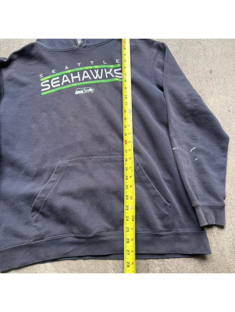NFL Men's Black and Navy Hoody - Picture 2 of 5